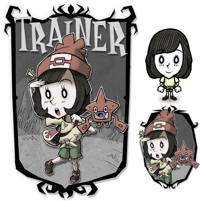 Traineruu - Don T Starve Character Portrait Clipart (682x688), Png Download