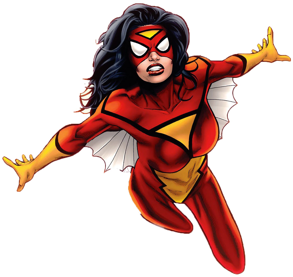 Spider-woman Png Photo - Spider Woman Jessica Drew Clipart (1200x1835), Png Download