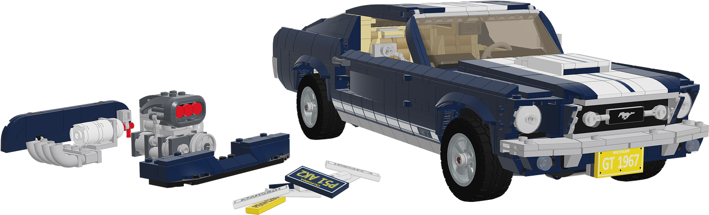 First Generation Ford Mustang Clipart (1440x900), Png Download