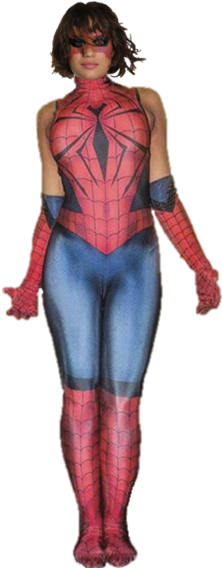 Ashley Barton Spider Girl Olga Kurylenko As Ashley - Spider-man Clipart (400x832), Png Download