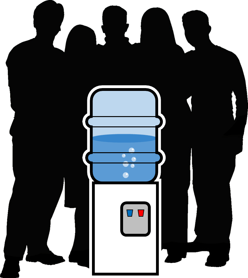 Resolution - Meeting At The Water Cooler Clipart (798x893), Png Download