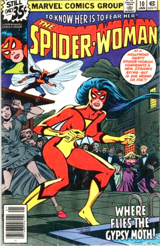 Купете Comics 1979 01 Spider Woman - Spider-woman Clipart (950x950), Png Download