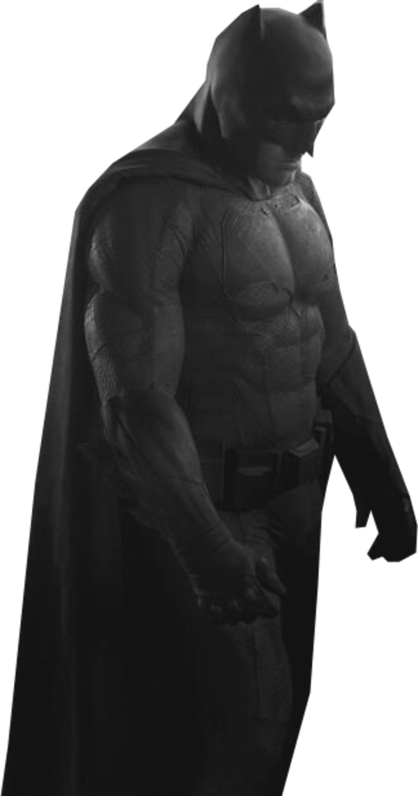Sad Batman - Image - Batman V Superman Batman Png Clipart (600x1141), Png Download