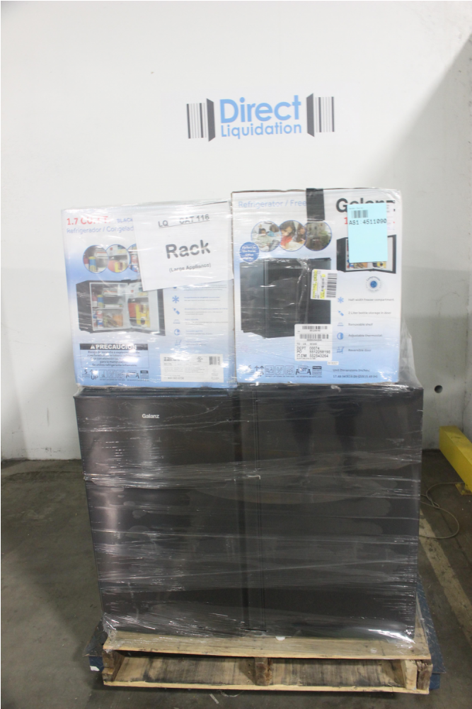 Pallet 8 Pcs Bar Refrigerators & Water Coolers Customer - Liquidation Clipart (1000x1000), Png Download