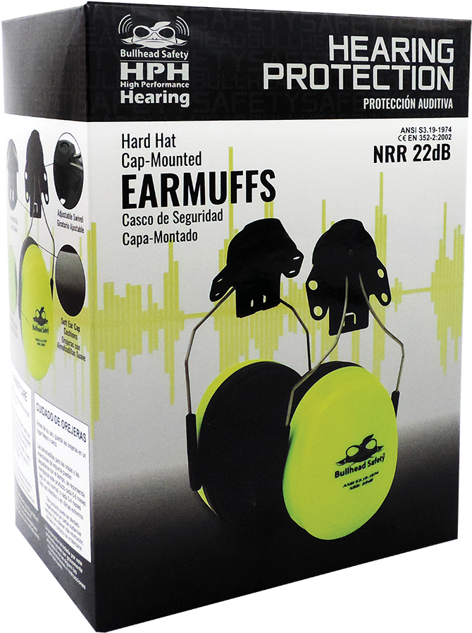 Bullhead Safety Hearing Protection - Headphones Clipart (1000x1000), Png Download