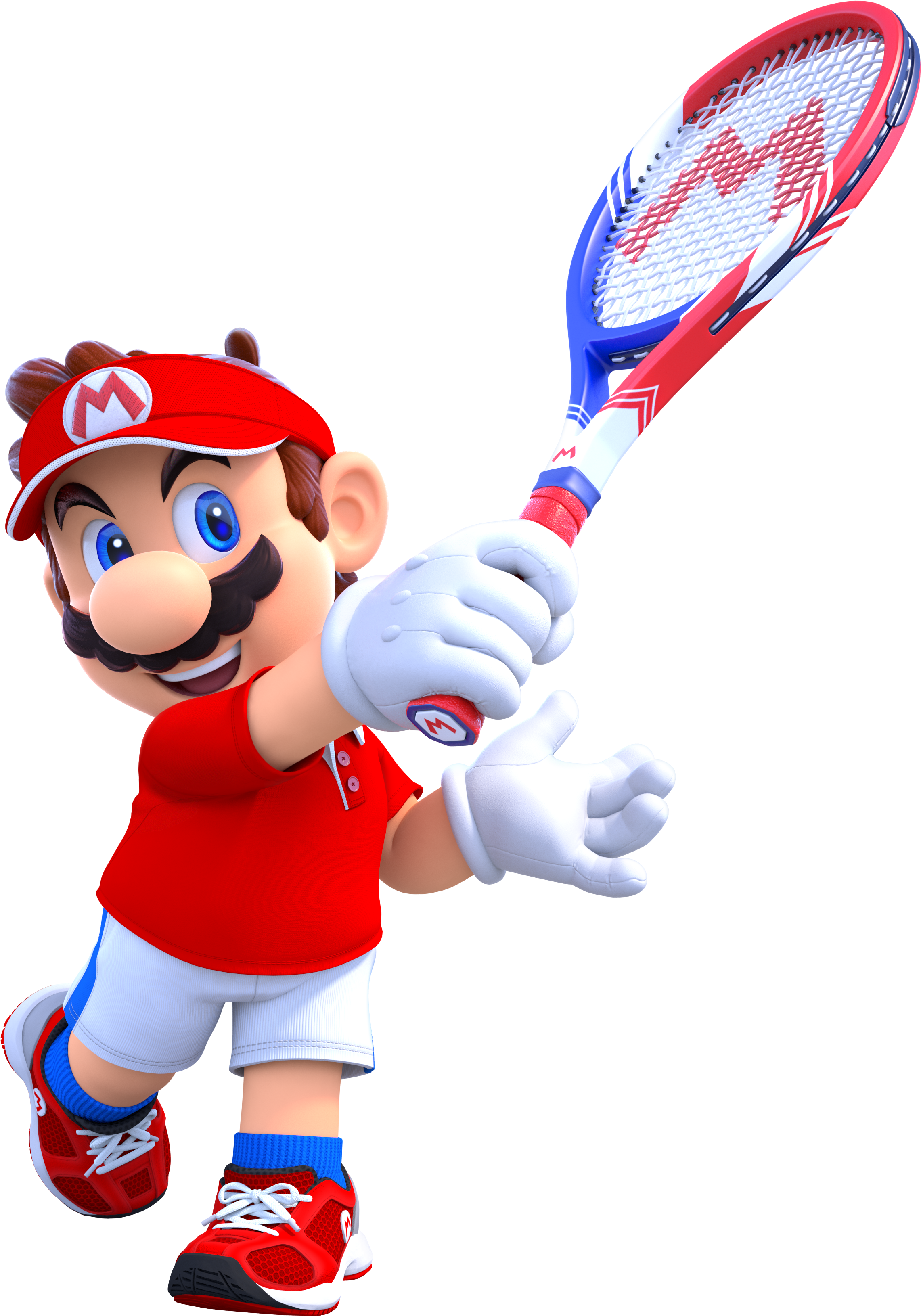 Aces Artwork - Mario Tennis Aces Mario Clipart (3500x3500), Png Download