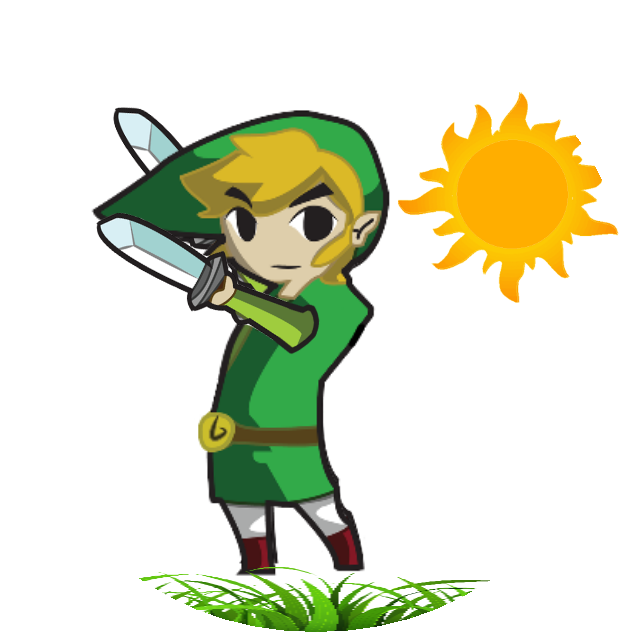 Wind Waker Link Watch Face Preview Clipart (632x632), Png Download