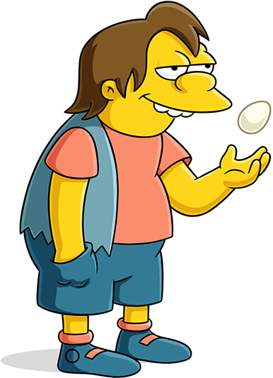 Nelson Png - The Simpsons Clipart (550x960), Png Download