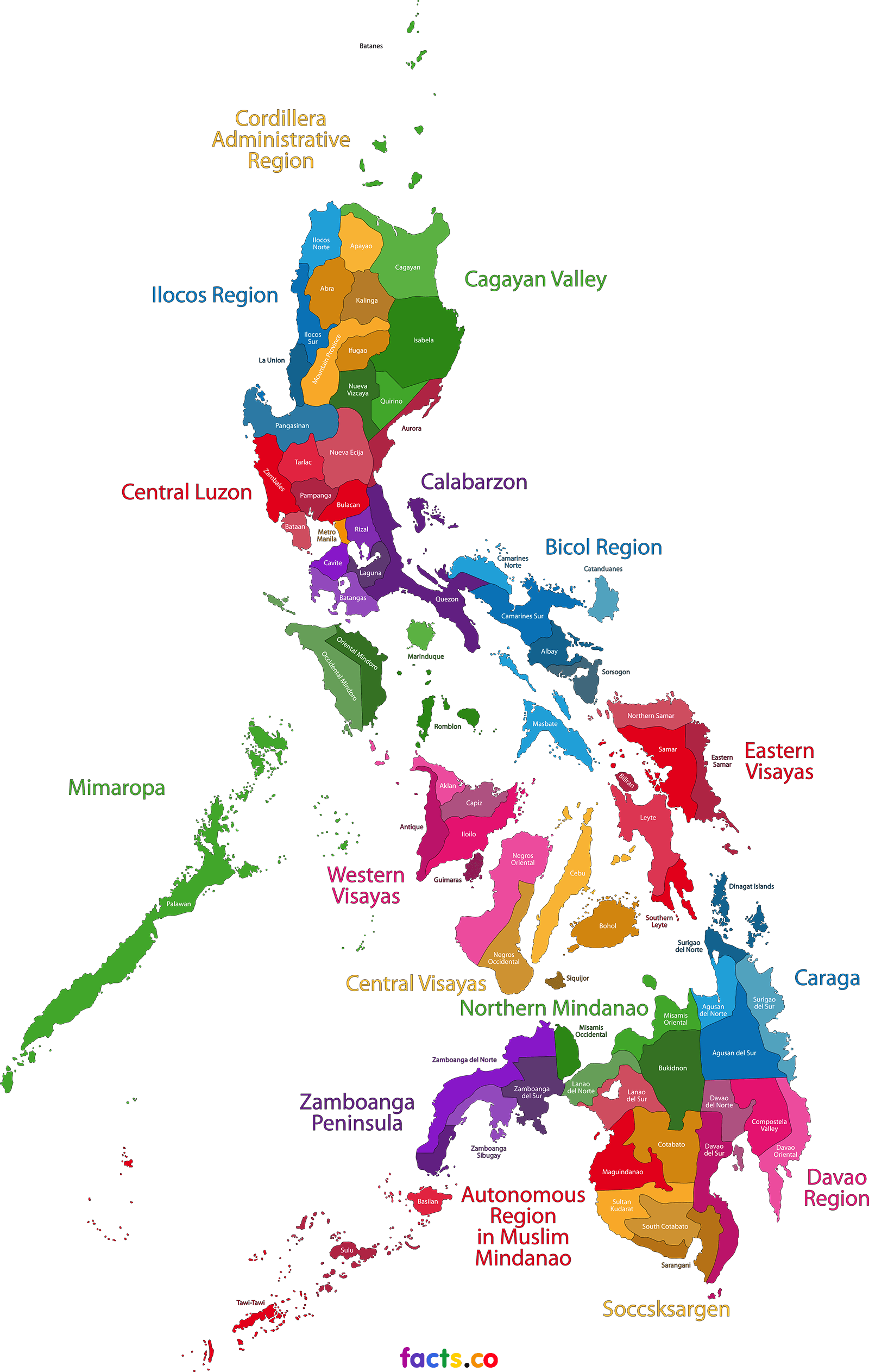 Map Of The Philippines High Resolution Png - Philippines Map Clipart (1600x2525), Png Download