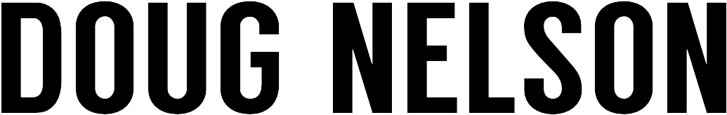 Doug Nelson - Black-and-white Clipart (1800x900), Png Download