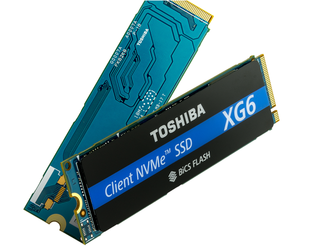 Toshiba Announces Xg6 Nvme Ssd With 96l 3d Nand - Toshiba Satellite Clipart (678x482), Png Download