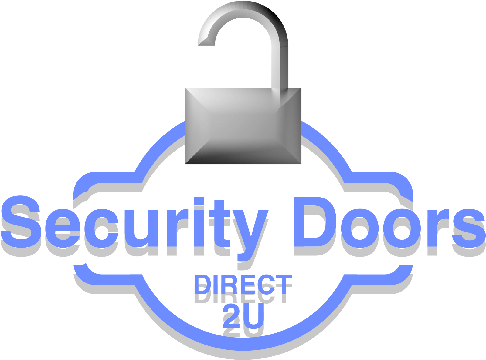 Security Doors Direct 2u Logo Png - Security Clipart (1800x1500), Png Download
