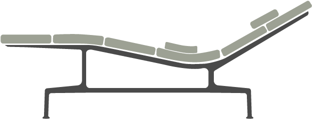 Es-106 'billy Wilder' Chaise - Sunlounger Clipart (692x445), Png Download