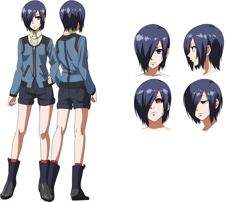 Tokyo Ghoul - Tokyo Ghoul Touka Side Clipart (1000x955), Png Download