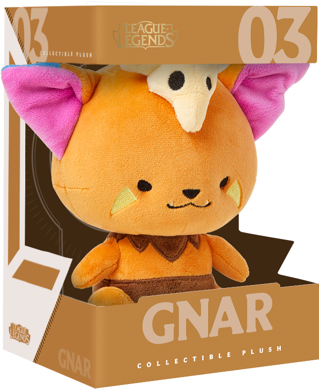 Gnar Collectible Plush - Peluches League Of Legends Clipart (1000x1000), Png Download