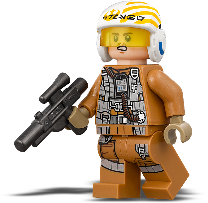 Resistance Bomber Pilot - Lego Star Wars Resistance Bomber Pilot Clipart (672x896), Png Download