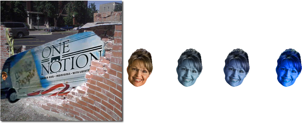 From Out My Window There And So On The Sarah Palin - Sarah Palin Clipart (1019x432), Png Download