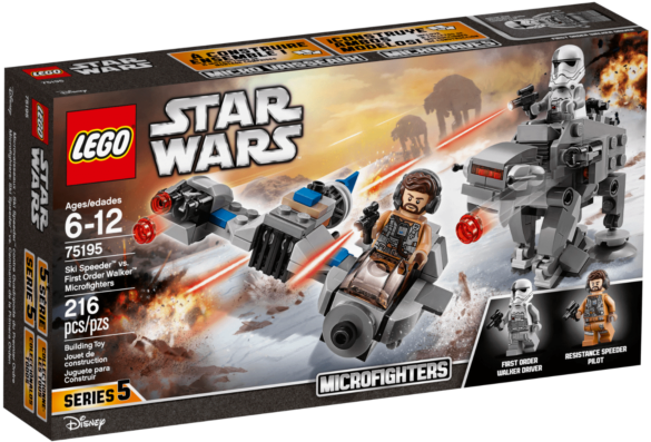 Lego Star Wars 75195 Ski Speeder Vs - Lego Star Wars 75195 Clipart (640x640), Png Download