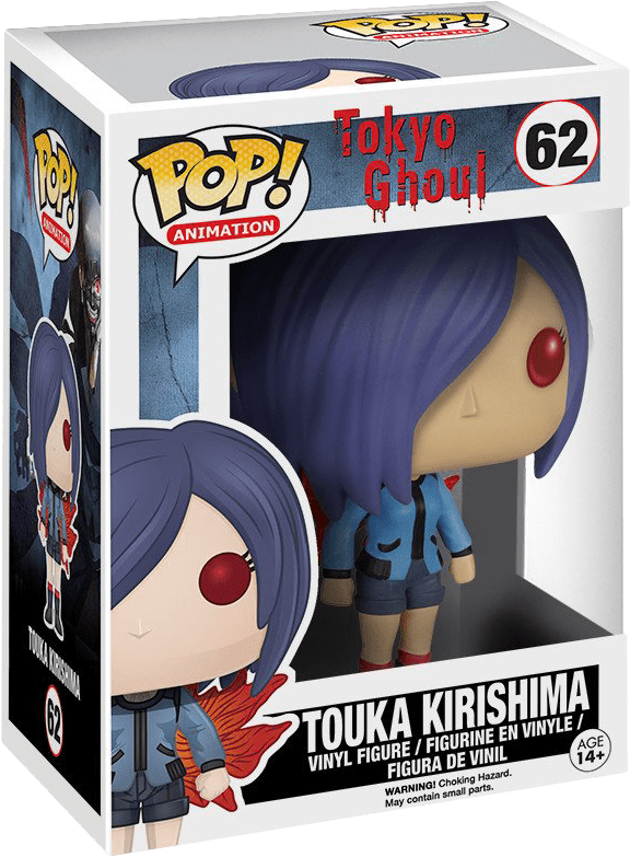 Funko Pop Animation Tokyo Ghoul Touka Kirishima - Tokyo Ghoul Funko Pop Clipart (576x783), Png Download