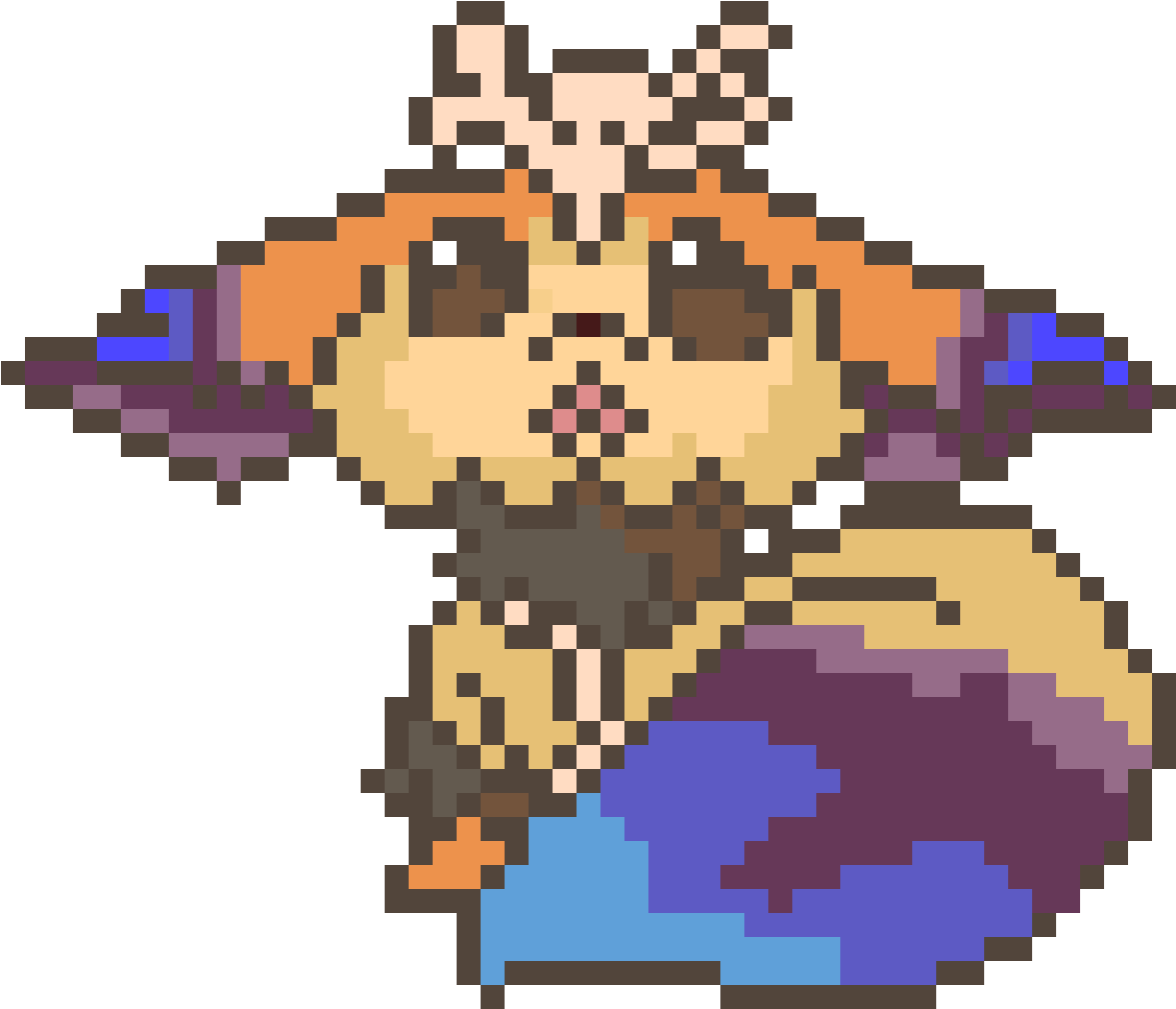 Gnar - Pixel Art League Of Legends Warwick Clipart (1200x1200), Png Download