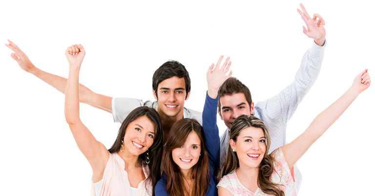 People Celebrating Png Clipart (980x400), Png Download
