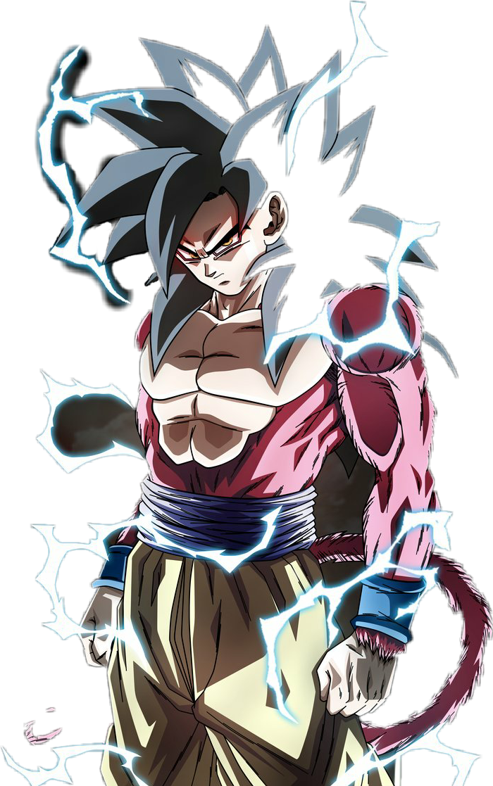 #goku Ssj4 - Super Saiyan 4 Manga Clipart (700x1117), Png Download