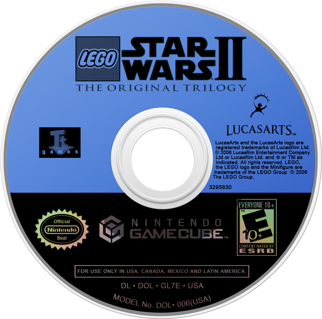 Lego Star Wars Ii - Cd Clipart (1280x1280), Png Download