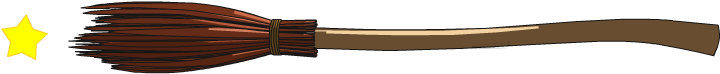 Witch Broom Icon Png Clipart (1124x448), Png Download