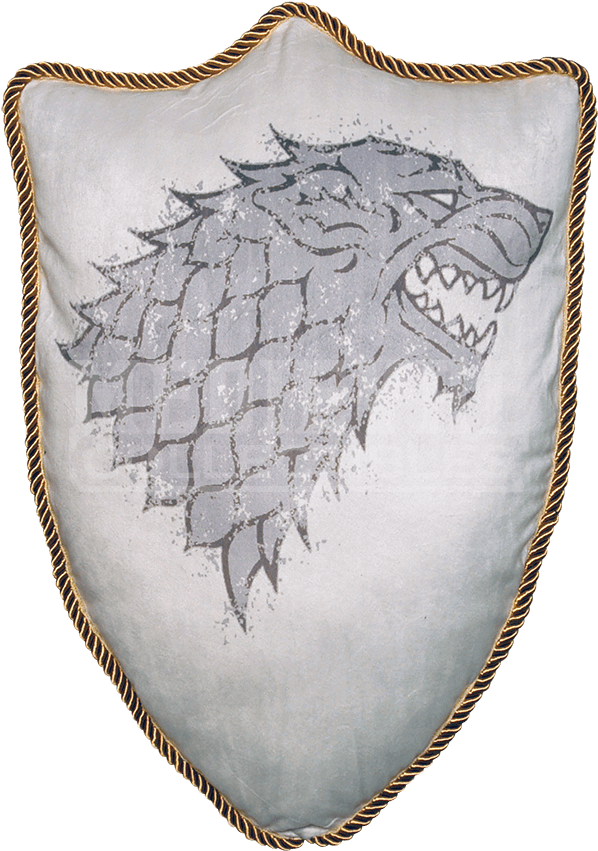 Game Of Thrones House Stark Sigil Throw Pillow - House Stark Clipart (598x851), Png Download