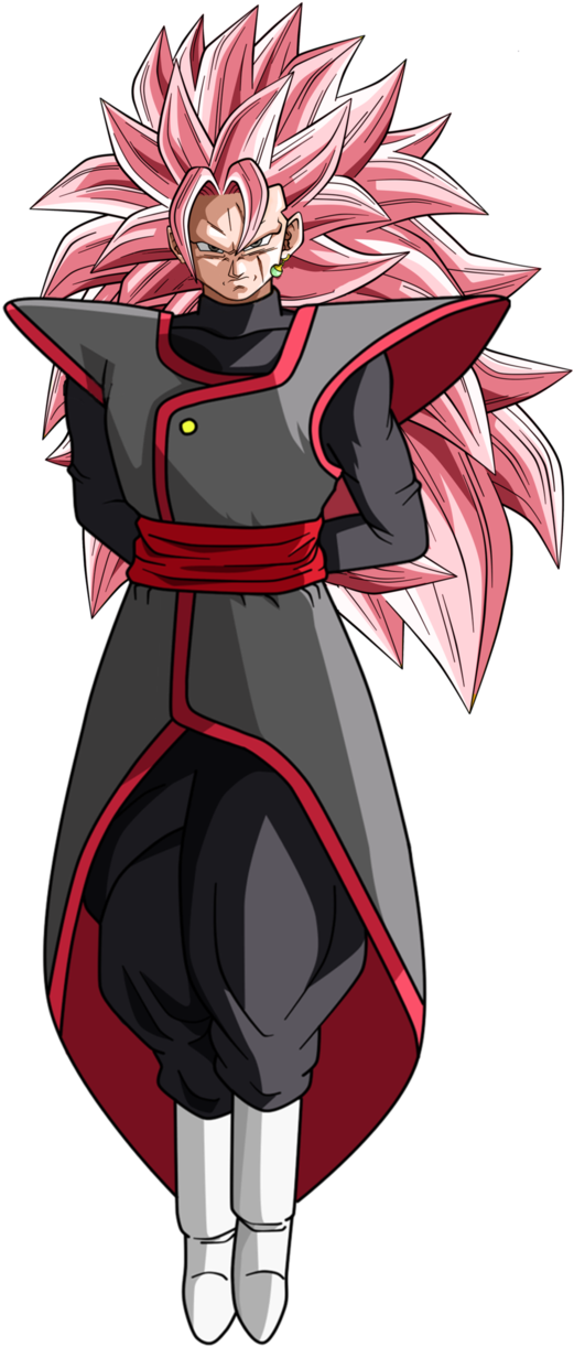 Dark Ssj4 Broly Png - Goku Black Ssj3 Rose Clipart (608x1315), Png Download