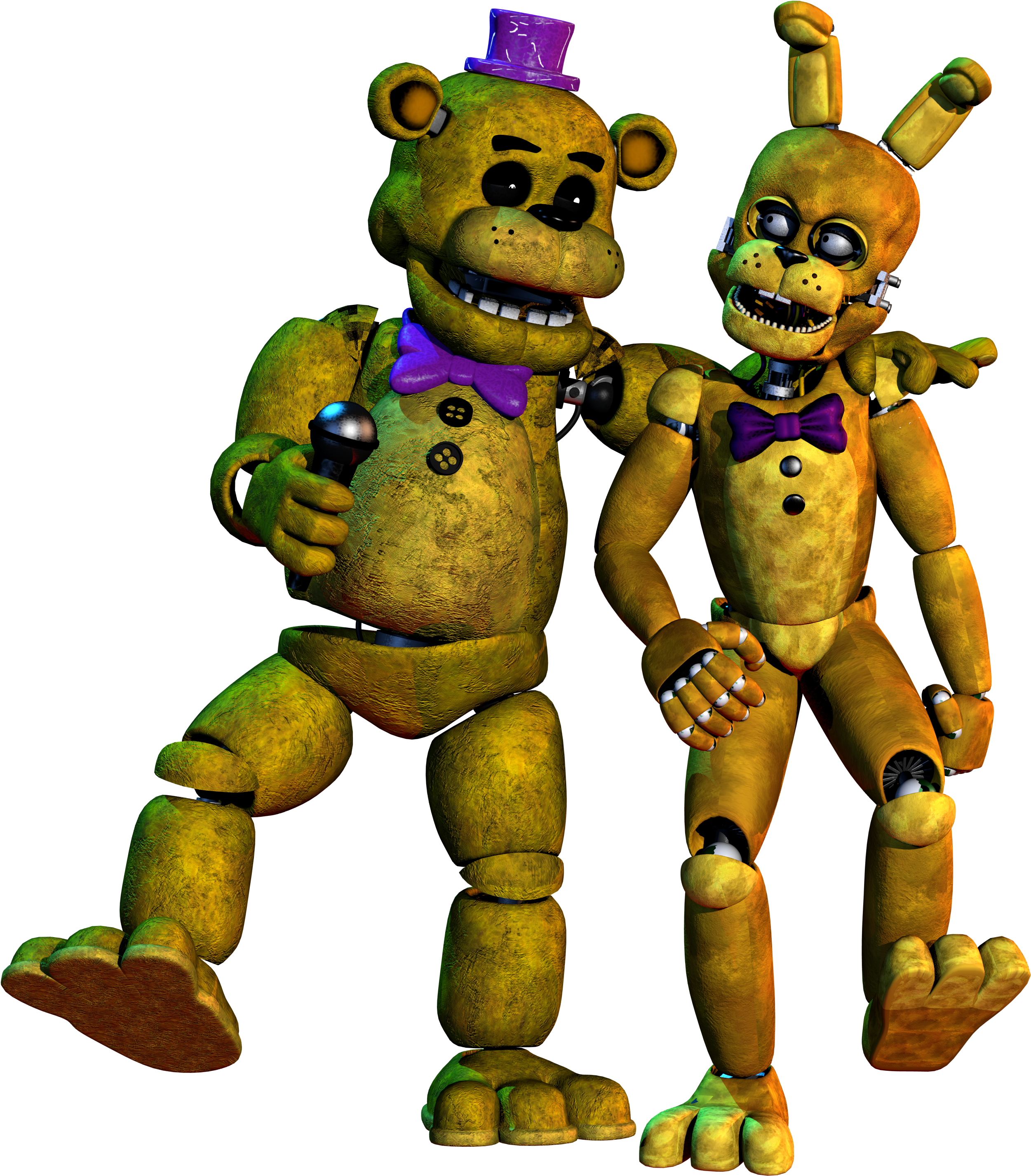 Fredbear And Friends Superstar Saga By Defectivething - Cartoon Clipart (2605x3326), Png Download