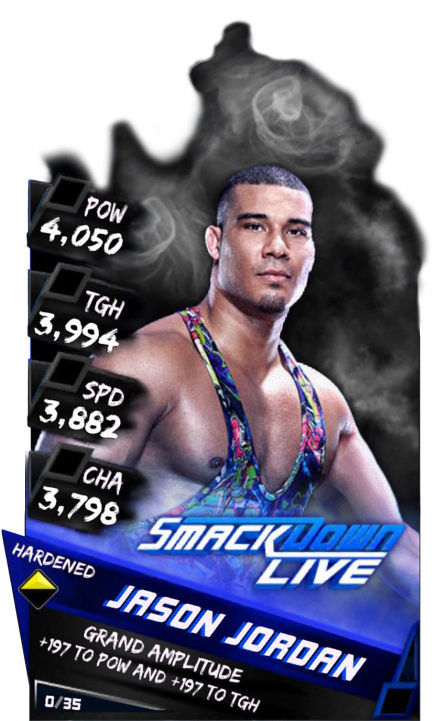 Supercard Jasonjordan S3 Hardened Smackdown - Cedric Alexander Wwe Supercard Clipart (456x720), Png Download