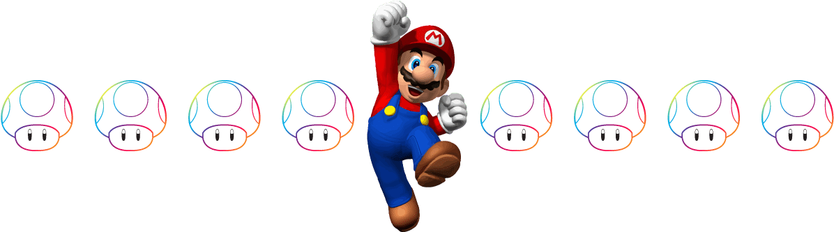 Super Mario Bros Clipart (1200x350), Png Download