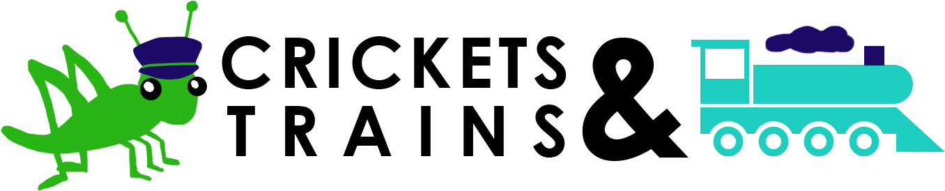 Crickets And Trains - Black-and-white Clipart (1380x294), Png Download