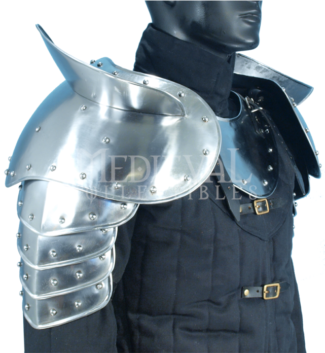 Sword Breaker Pauldrons Clipart (695x695), Png Download