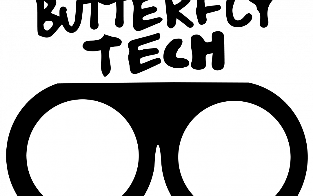 Butterfly Tech Clipart (1080x675), Png Download