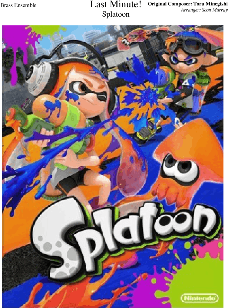 Last Minute - Splatoon For Pc Clipart (850x1100), Png Download