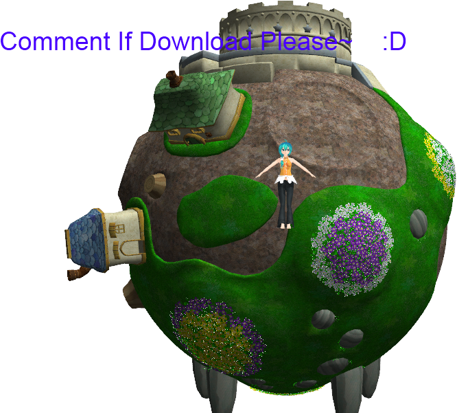 Home Planet Stage - Super Mario Galaxy Planet Transparent Clipart (900x600), Png Download