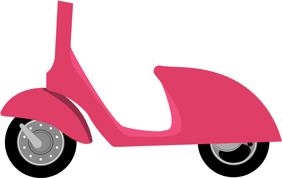 Llefevre Vespa Draft - Vespa Clipart (1024x662), Png Download