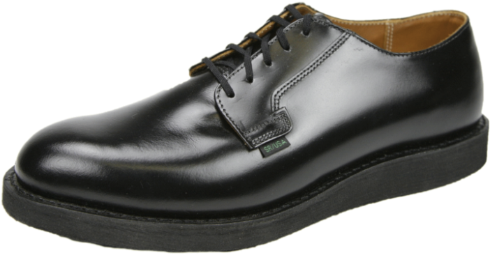 101 Red Wing Postman Shoes Black Chaparral Black - Red Wing Postman Vs Dr Martens Clipart (1000x666), Png Download