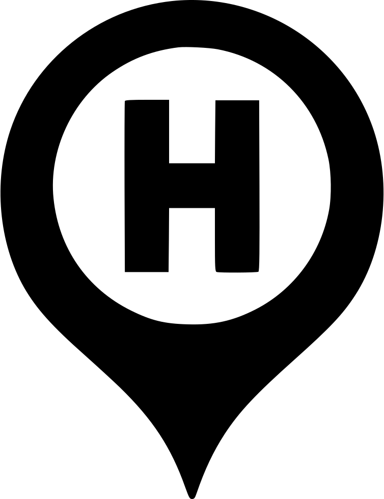 Hospital Marker Png Free - Emblem Clipart (754x980), Png Download