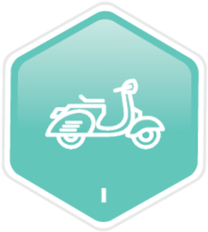 Vespa Clipart (768x768), Png Download