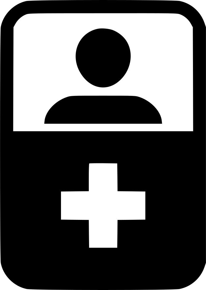 Patient Hospital Hospital Bed Medication Medicine Svg - Medical Record Files Icon Clipart (696x980), Png Download