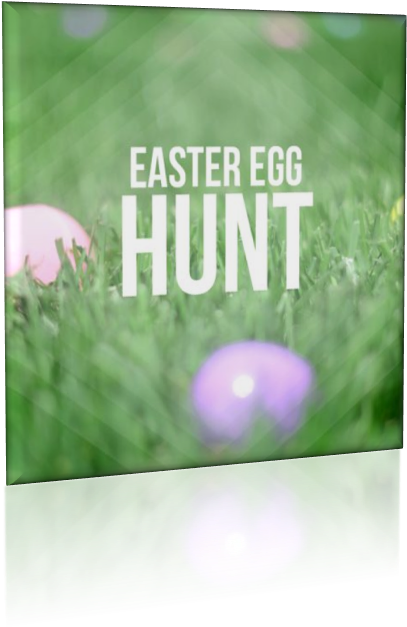Easter Egg Hunt Clipart (411x955), Png Download