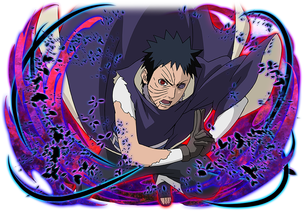 Atualizações De Naruto Blazing De Obito Uchiha E Shizune - Obito Uchiha Naruto Blazing Clipart (1000x720), Png Download