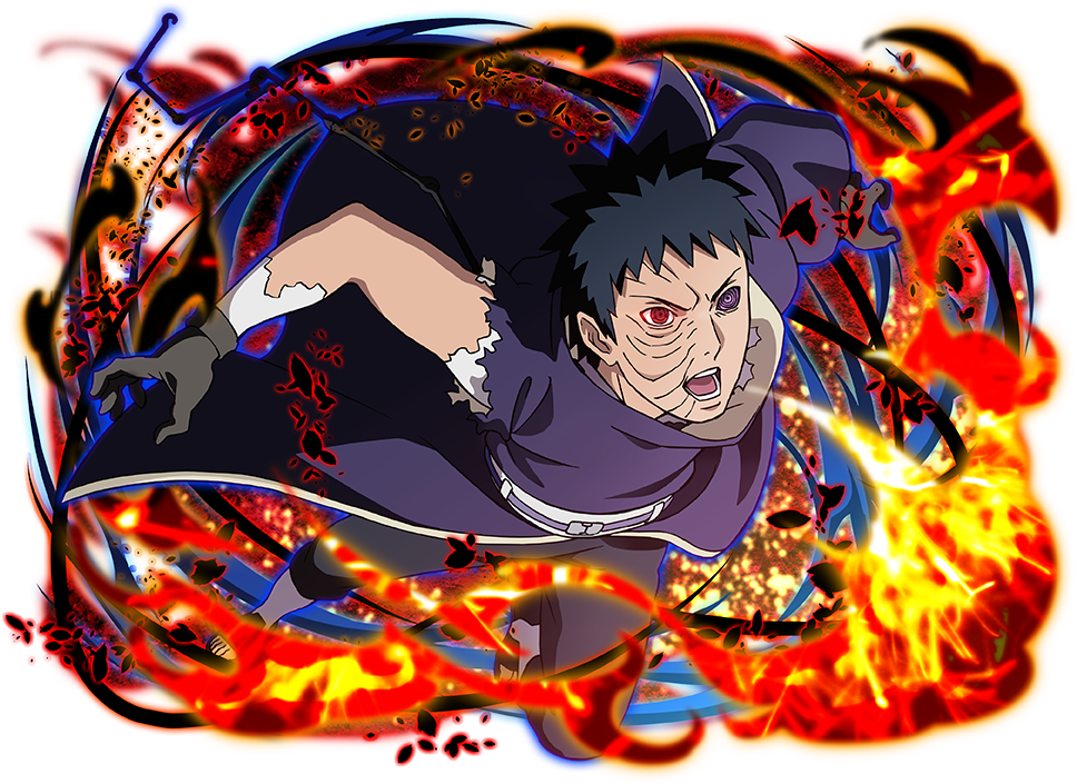Sage Mode Obito Uchiha Shinobi War - Obito Uchiha Naruto Blazing Clipart (984x768), Png Download