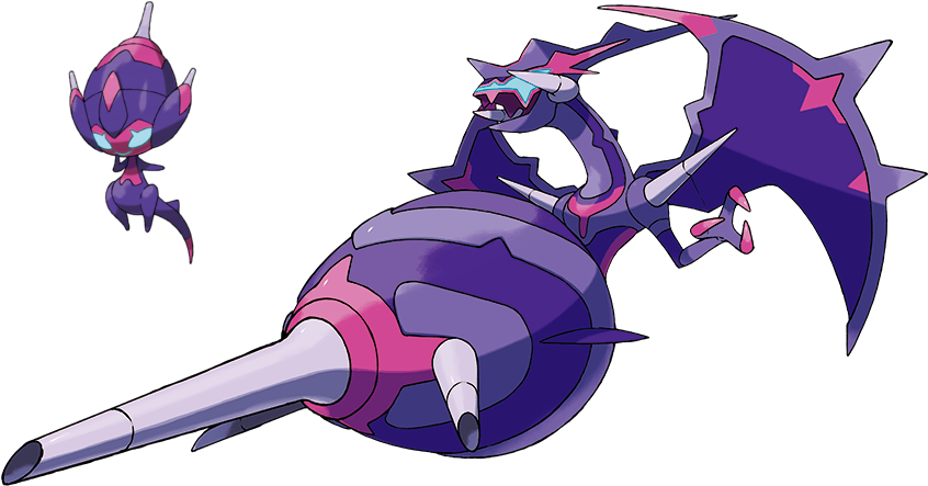 117kib, 845x455, Poipole Naganadel - Bebemon Pokemon Clipart (845x455), Png Download