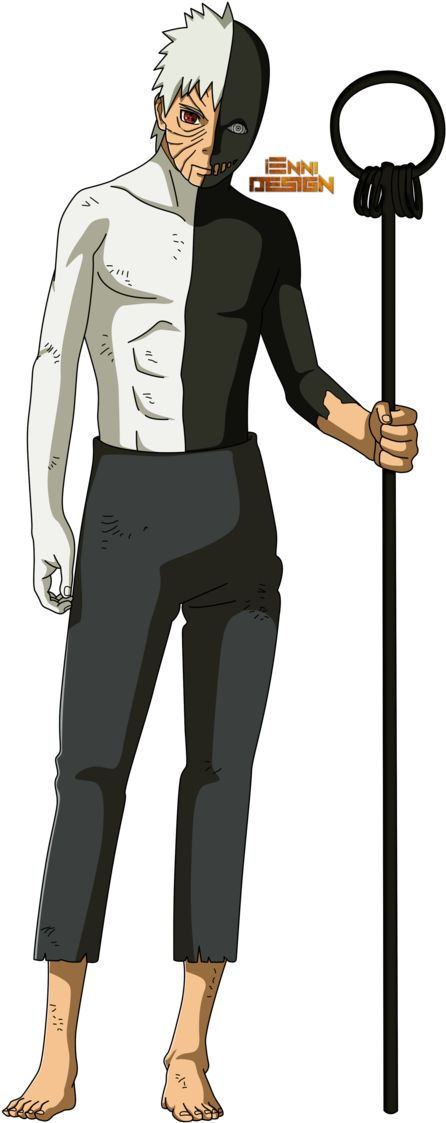 Obito Uchiha Black Zetsu Clipart (692x1153), Png Download