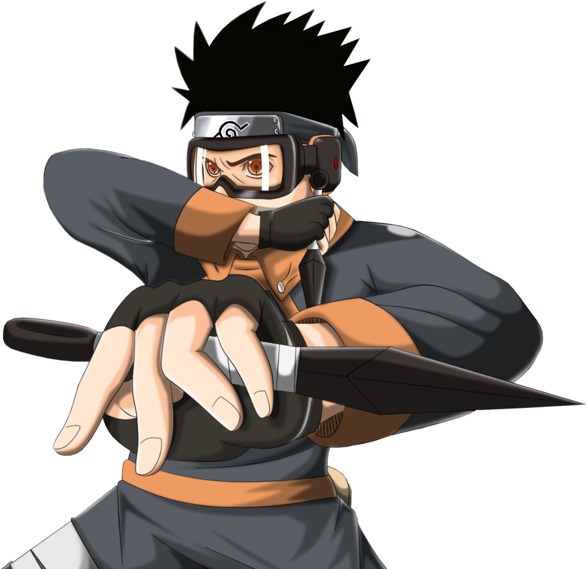Kid Obito Uchiha - Obito Uchiha Kid Clipart (1163x1127), Png Download