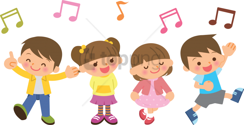 Children Dancing Clipart Png Png Image With Transparent - Children Choir (850x437), Png Download